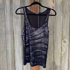 Sequin Express Tank Top